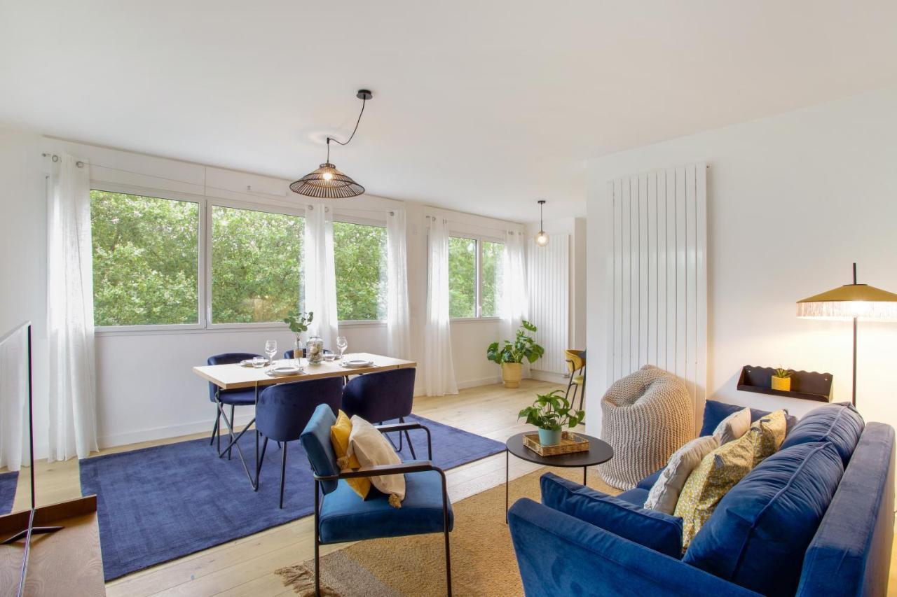 L'Air - Elegant 2 Chambres Avec Loggia Dans Residence De Haut Standing Rennes Dış mekan fotoğraf