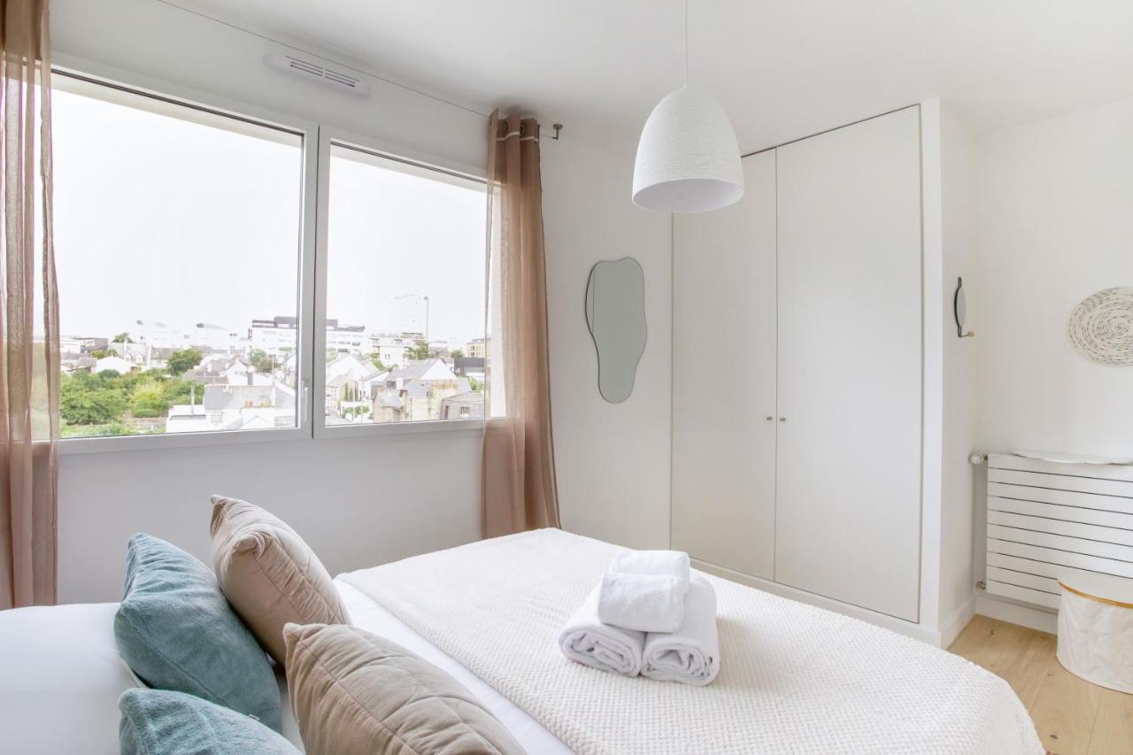 L'Air - Elegant 2 Chambres Avec Loggia Dans Residence De Haut Standing Rennes Dış mekan fotoğraf